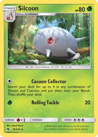 Silcoon  SM  Lost Thunder - Uncommon