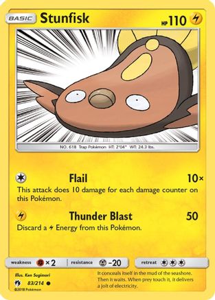 Stunfisk 083  SM  Lost Thunder - Common