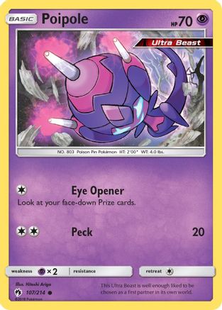 Poipole 107  SM  Lost Thunder - Common
