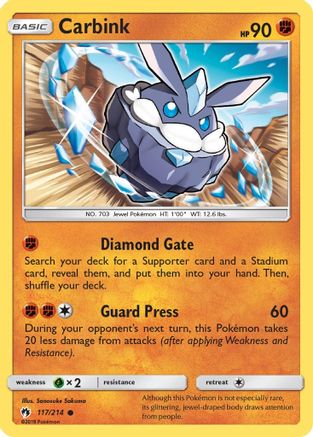 Carbink (117)  SM  Lost Thunder - Common