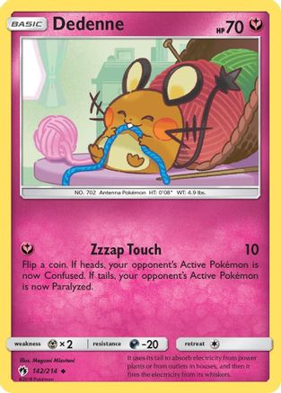 Dedenne (142) (142) 142  SM  Lost Thunder - Uncommon