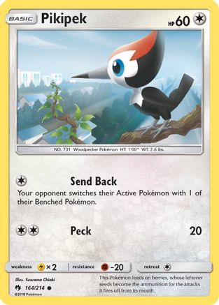 Pikipek (164)/214  SM  Lost Thunder - Common
