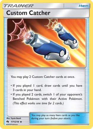 Custom Catcher 171  SM  Lost Thunder - Uncommon