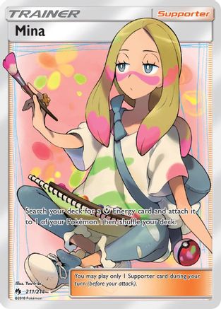 Mina (Full Art)  - Holofoil SM  Lost Thunder - Ultra Rare