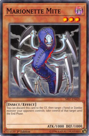 Marionette Mite (SR07-EN020) - Structure Deck: Zombie Horde 1st Edition