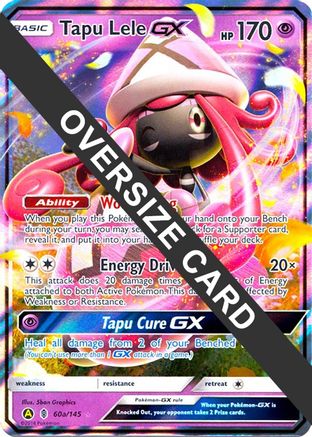 Tapu Lele GX - 60a/145/145  - Holofoil Jumbo Cards - Promo