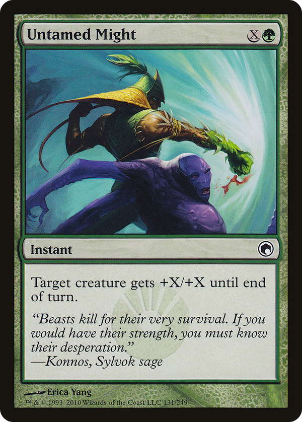 Untamed Might (SOM-131) - Scars of Mirrodin Foil