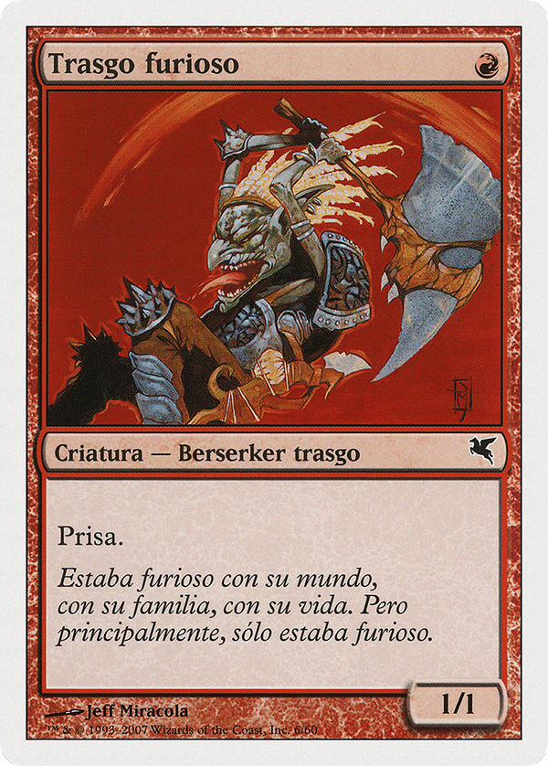 Raging Goblin (French) - "Gobelin enragé" (PSAL-0I6) - Salvat 2005
