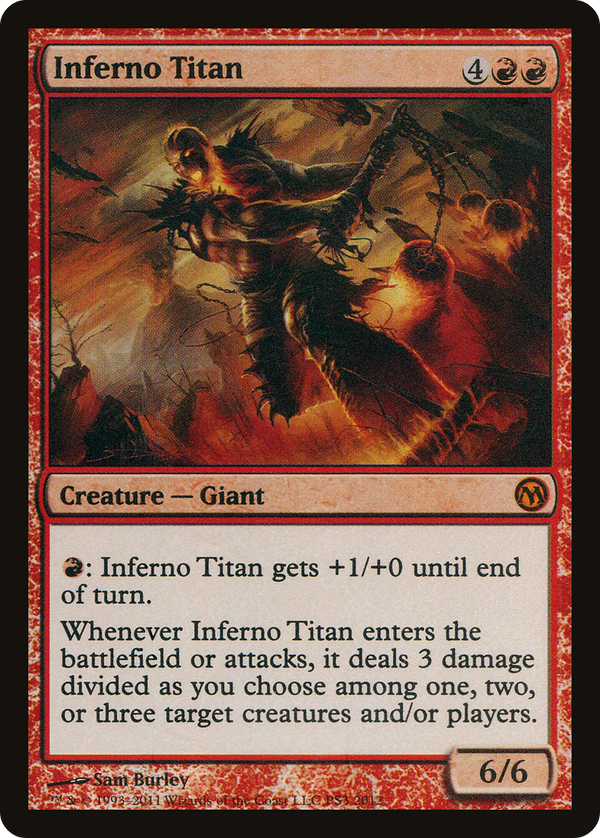 Inferno Titan (MEDIA-PS3 2012) - Duels of the Planeswalkers 2012 Promos Foil