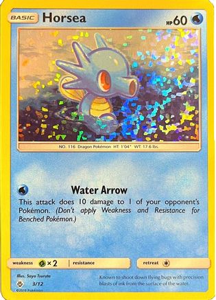 Horsea - 3/12/12  - Holofoil McDonalds Promos 2018 - Promo