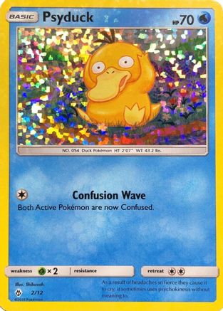 Psyduck - 2/12/12  - Holofoil McDonalds Promos 2018 - Promo