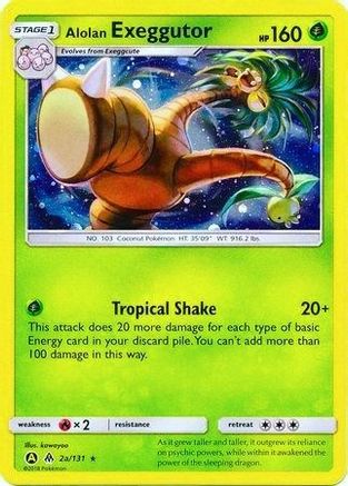 Alolan Exeggutor - 2a/131/131  - Holofoil Alternate Art Promos - Promo