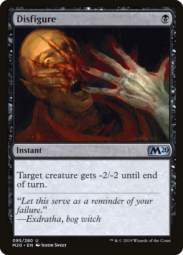 Disfigure (M20-095) - Core Set 2020 Foil