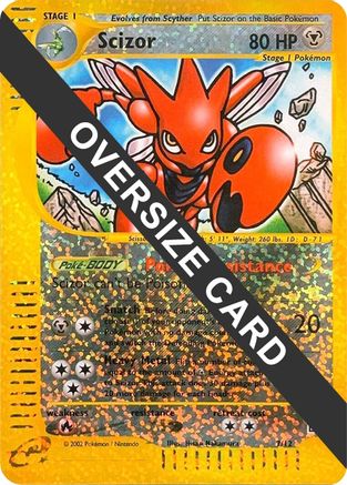 Scizor - 7/12/12  - Reverse Holofoil Jumbo Cards - Promo