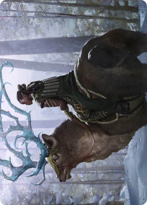 Boreal Outrider Art Card (ASKHM-042) - Art Series: Kaldheim (Borderless)