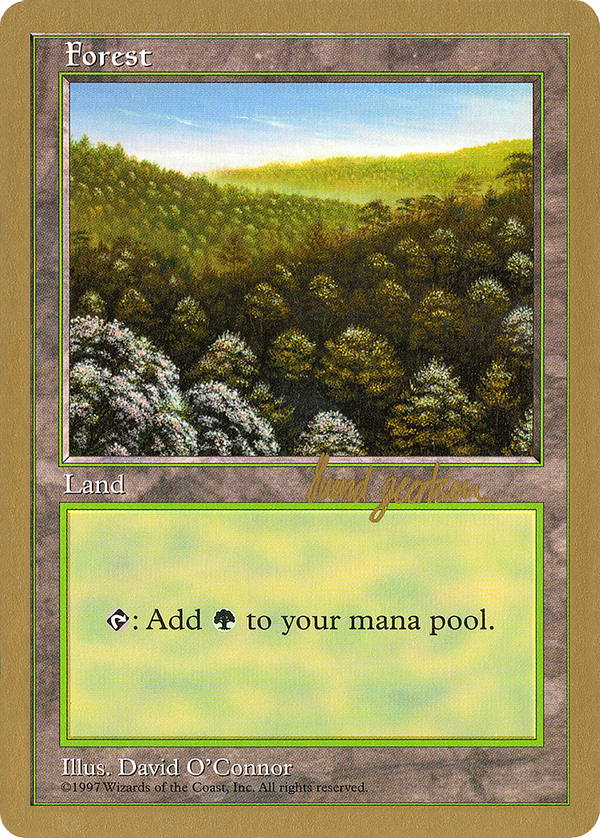 Forest (417) - 1997 Svend Geertsen (5ED) (WCD-) - World Championship Decks 1997