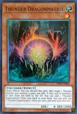 Thunder Dragonmatrix (OP09-EN006) - OTS Tournament Pack 9 Unlimited