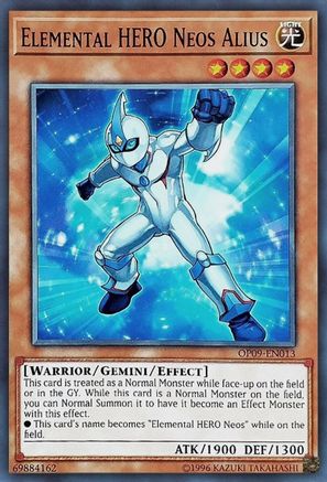 Elemental HERO Neos Alius (OP09-EN013) - OTS Tournament Pack 9 Unlimited