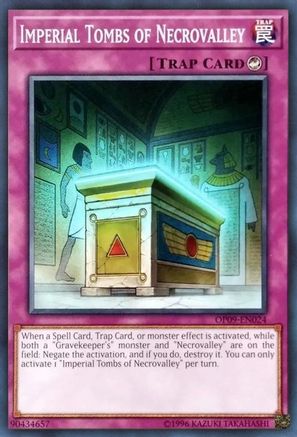 Imperial Tombs of Necrovalley (OP09-EN024) - OTS Tournament Pack 9 Unlimited