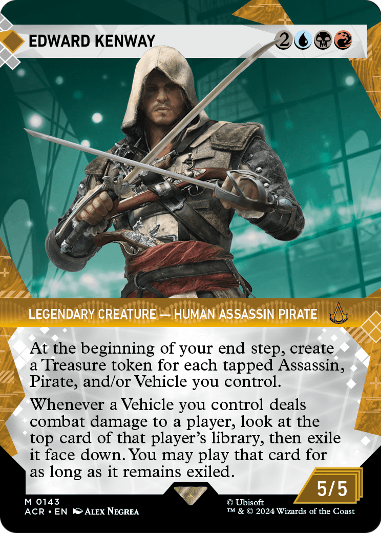 Edward Kenway (Showcase) (ACR-143) - Assassin's Creed: (Showcase) (Borderless)