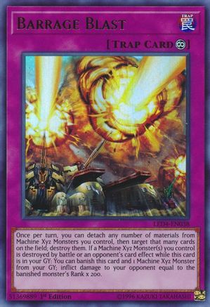 Barrage Blast (LED4-EN038) - Legendary Duelists: Sisters of the Rose 1st Edition