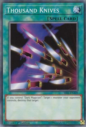 Thousand Knives (SS01-ENA09) - Speed Duel Decks: Destiny Masters 1st Edition