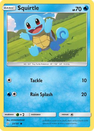 Squirtle (23) (23) 023  - Reverse Holofoil SM  Team Up - Common