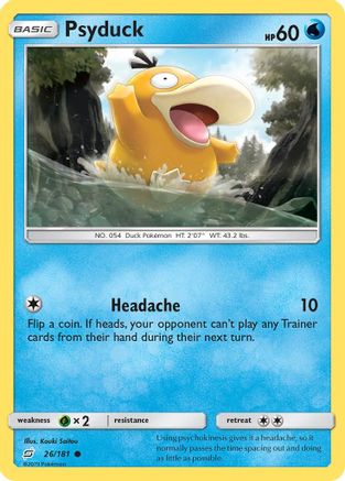 Psyduck 026  SM  Team Up - Common