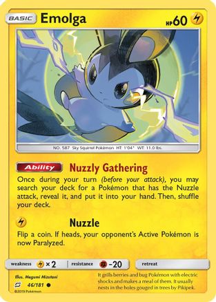 Emolga 046  SM  Team Up - Common