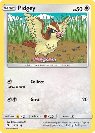 Pidgey (121) (121) 121  SM  Team Up - Common