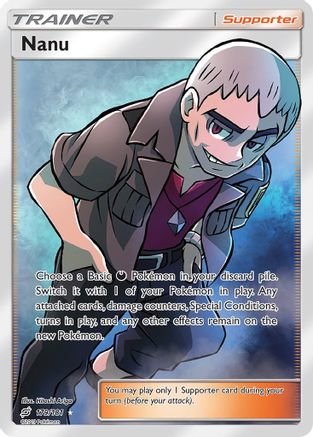 Nanu (Full Art)  - Holofoil SM  Team Up - Ultra Rare