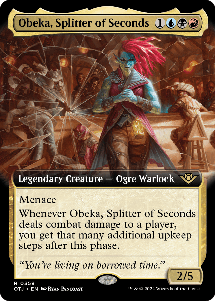 Obeka, Splitter of Seconds (Extended Art) (OTJ-358) - Outlaws of Thunder Junction: (Extended Art)