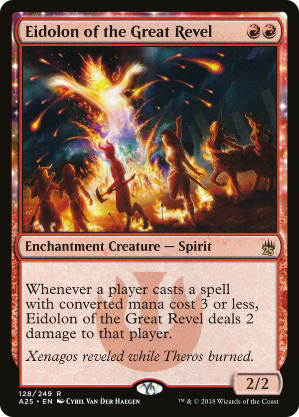 Eidolon of the Great Revel (A25-128) - Masters 25: (enchantment) Foil