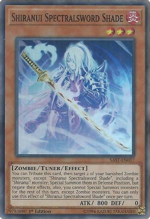 Shiranui Spectralsword Shade (SAST-EN017) - Savage Strike 1st Edition