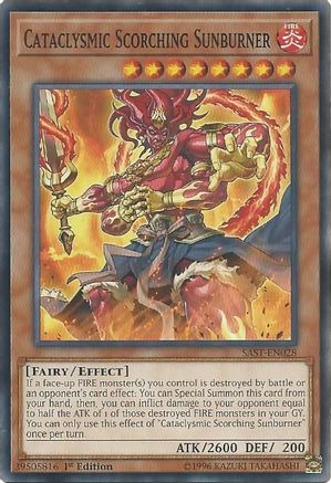 Cataclysmic Scorching Sunburner (SAST-EN028) - Savage Strike Unlimited