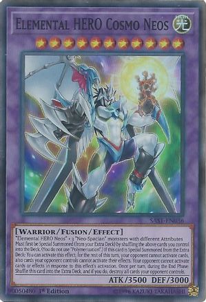 Elemental HERO Cosmo Neos (SAST-EN036) - Savage Strike 1st Edition