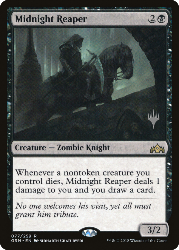 Midnight Reaper (PPELD-077) - Guilds of Ravnica Promos
