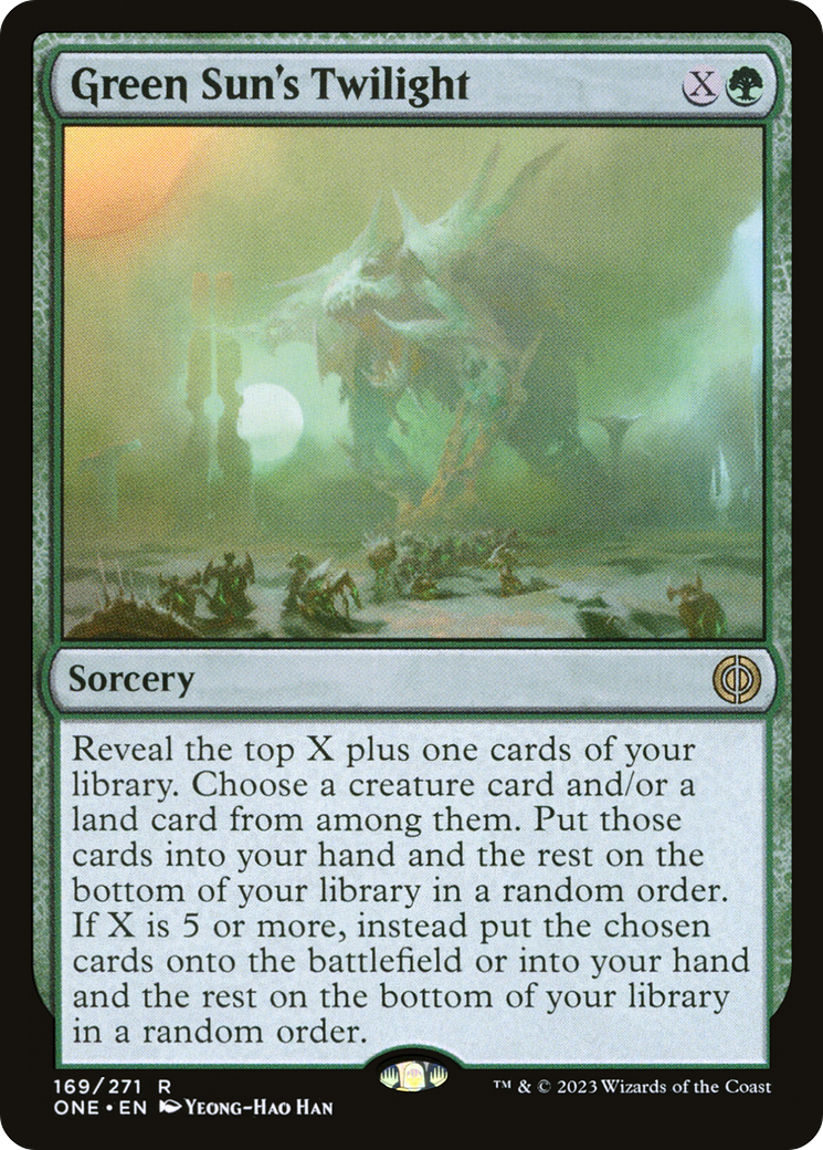 Green Sun's Twilight (ONE-169) - Phyrexia: All Will Be One