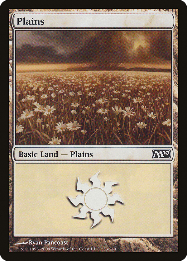 Plains (233) (M10-233) - Magic 2010 Foil