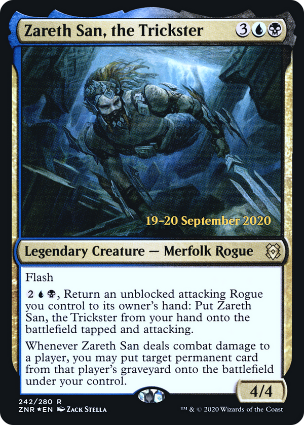 Zareth San, the Trickster (PRE-242) - Zendikar Rising Promos Foil