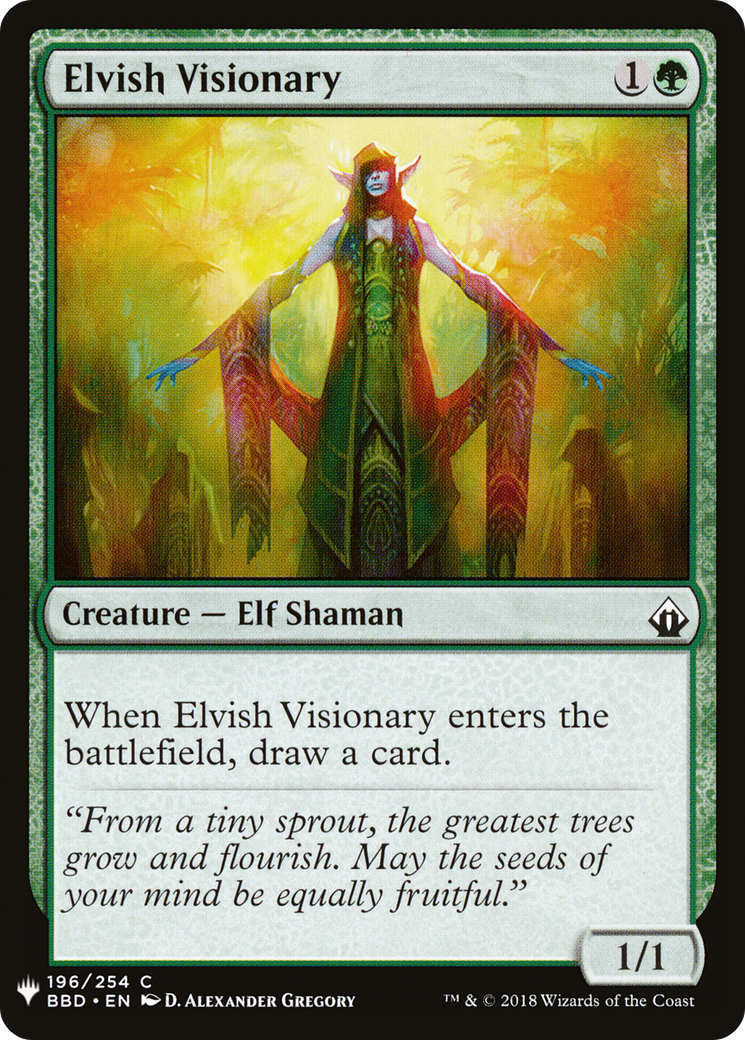 Elvish Visionary (LIST-196) - The List