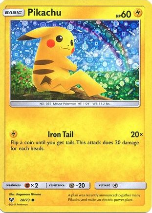 Pikachu (General Mills) 028/73  - Holofoil Miscellaneous Cards & Products - Promo