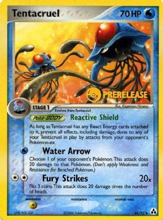 Tentacruel - 45/92 (Prerelease)/92  Nintendo Promos - Promo