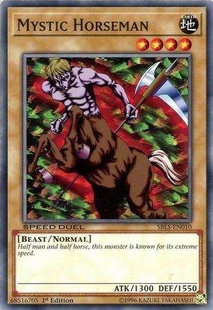 Mystic Horseman (SBLS-EN010) - Speed Duel: Arena of Lost Souls 1st Edition