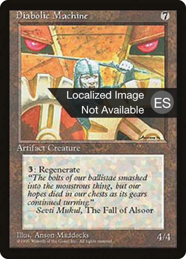 Diabolic Machine (4BB-) - Fourth Edition Foreign Black Border