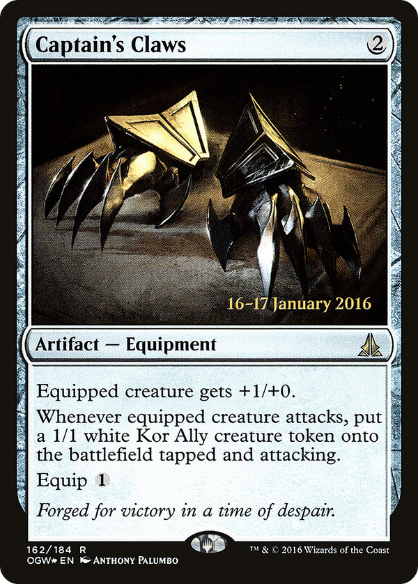 Captain's Claws (PRE-162) - Oath of the Gatewatch Promos Foil