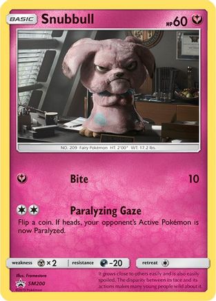 Snubbull (In-Store Event Promo) SM200  - Holofoil SM Promos - Promo