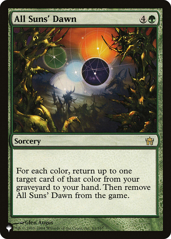 All Suns' Dawn (LIST-81/165) - The List