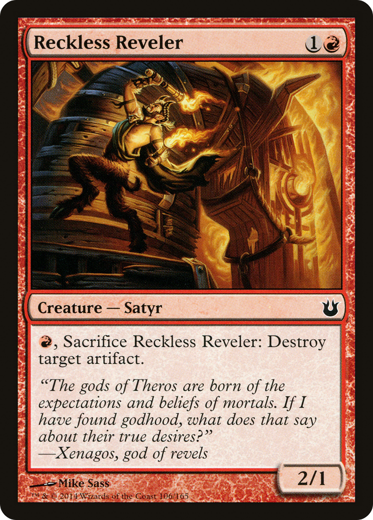 Reckless Reveler (BNG-106) - Born of the Gods