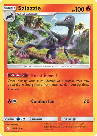 Salazzle 031  SM  Unbroken Bonds - Rare